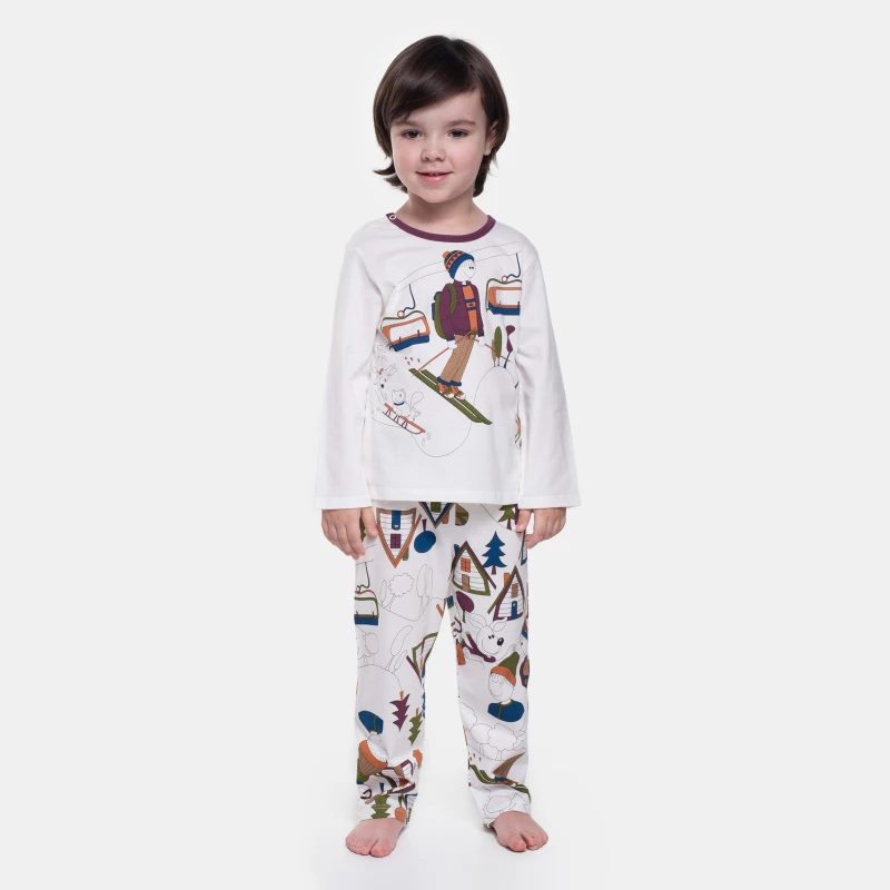 Pijama Manga Longa e Calça