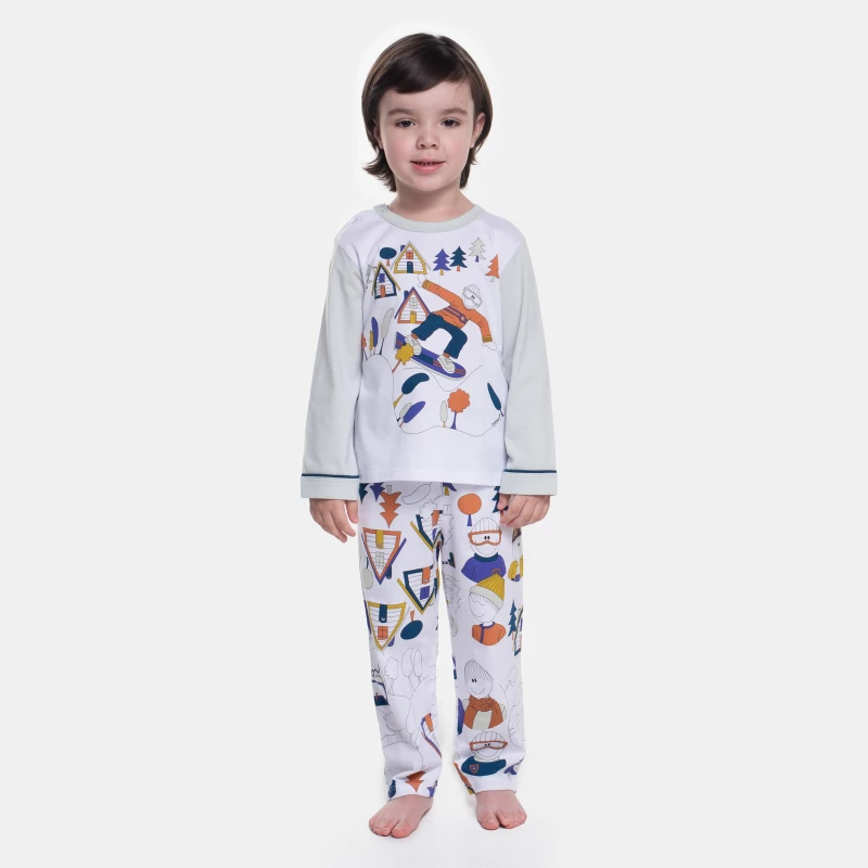 Pijama Manga Longa e Calça