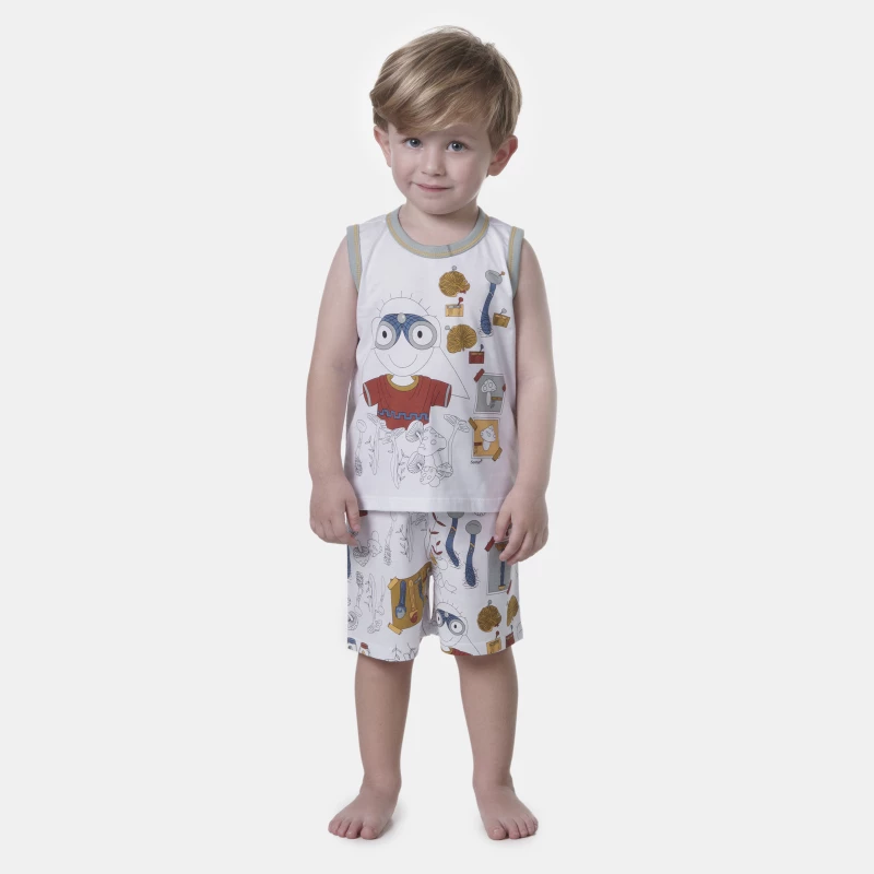 Pijama regata machão e bermuda