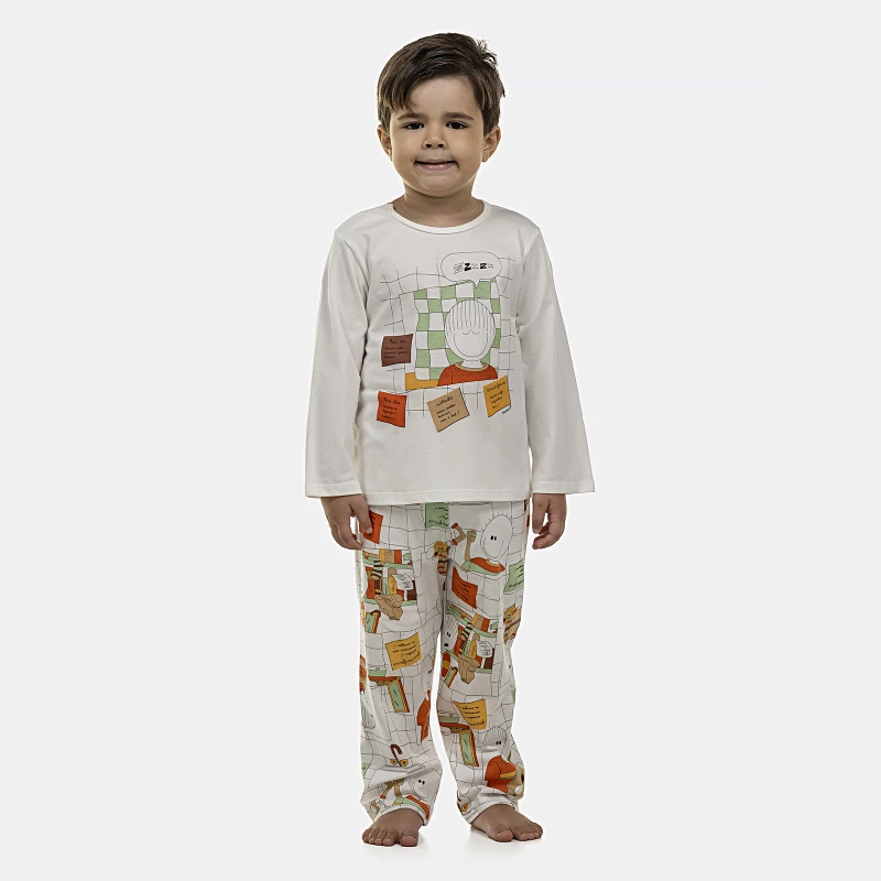 Pijama Masculino Baby Manga Longa e Calça