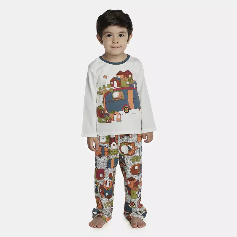 Pijama Masculino Baby Manga Longa e Calça