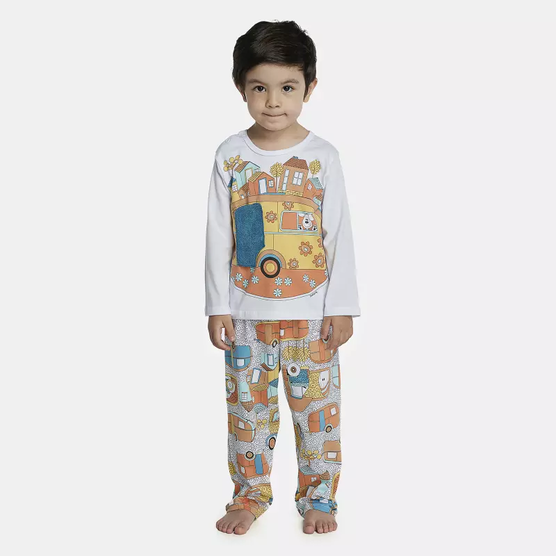 Pijama Masculino Baby Manga Longa e Calça
