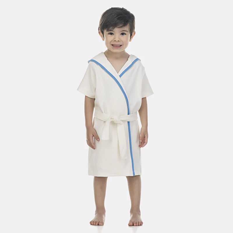 Roupão Masculino Baby Manga Curta Atoalhado