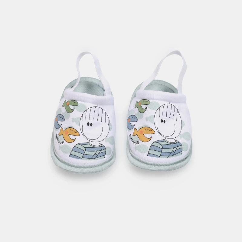 Pantufa fechada infantil - 1 a 4 anos       