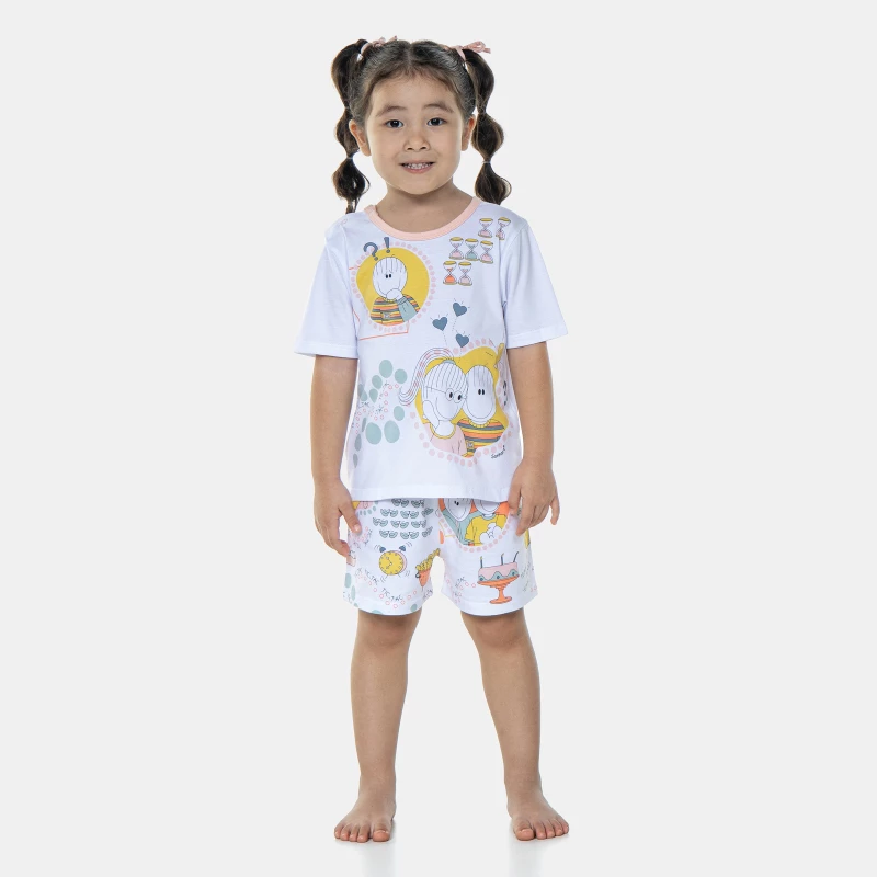 Pijama Manga Curta e Short