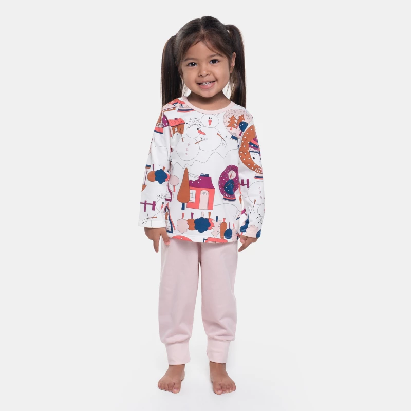Pijama Manga Longa e Calça