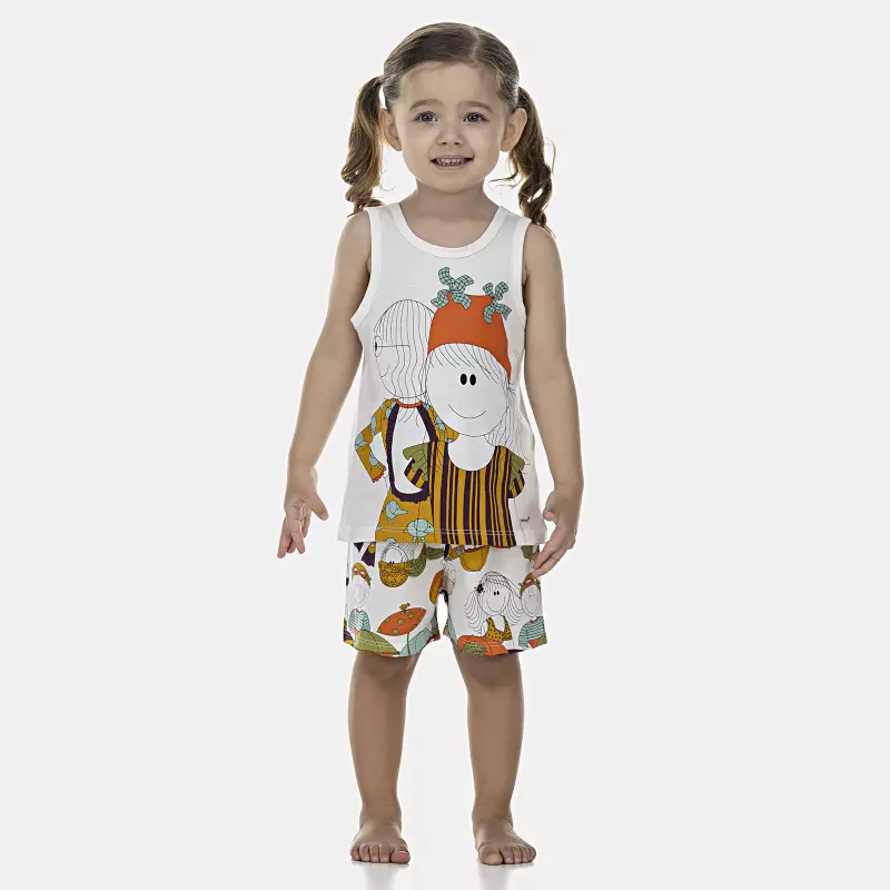 Pijama Feminino Baby Regata e Short