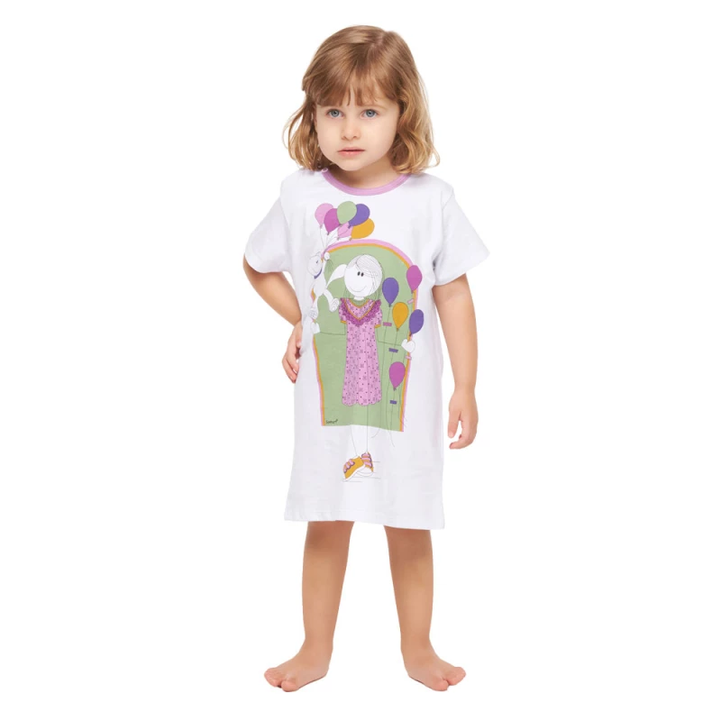 Camisola Feminino Baby Manga Curta