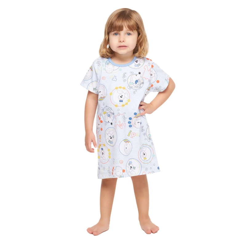 Camisão manga curta
