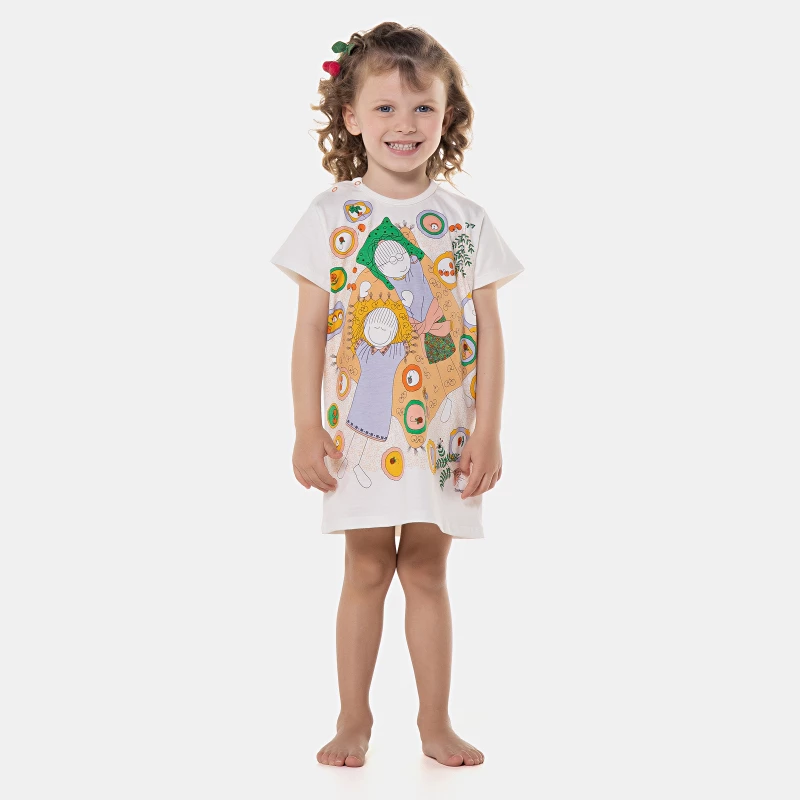 Camisão manga curta           