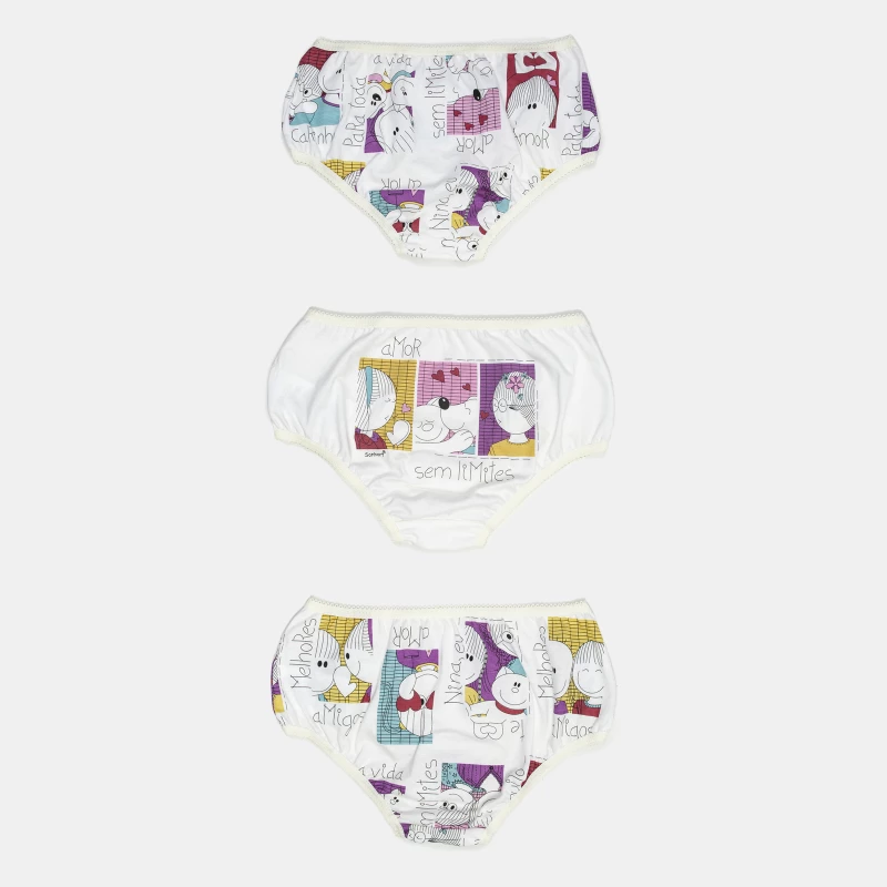 Kit Calcinha Feminino Baby