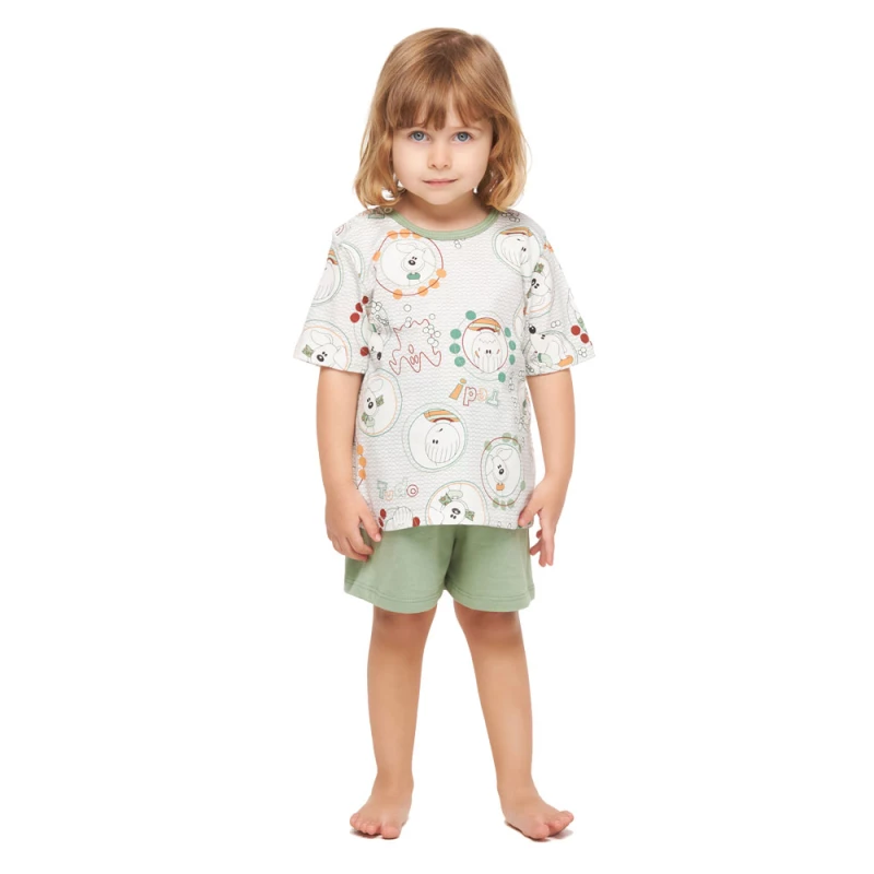 Conjunto Unissex Baby Manga Curta e Short
