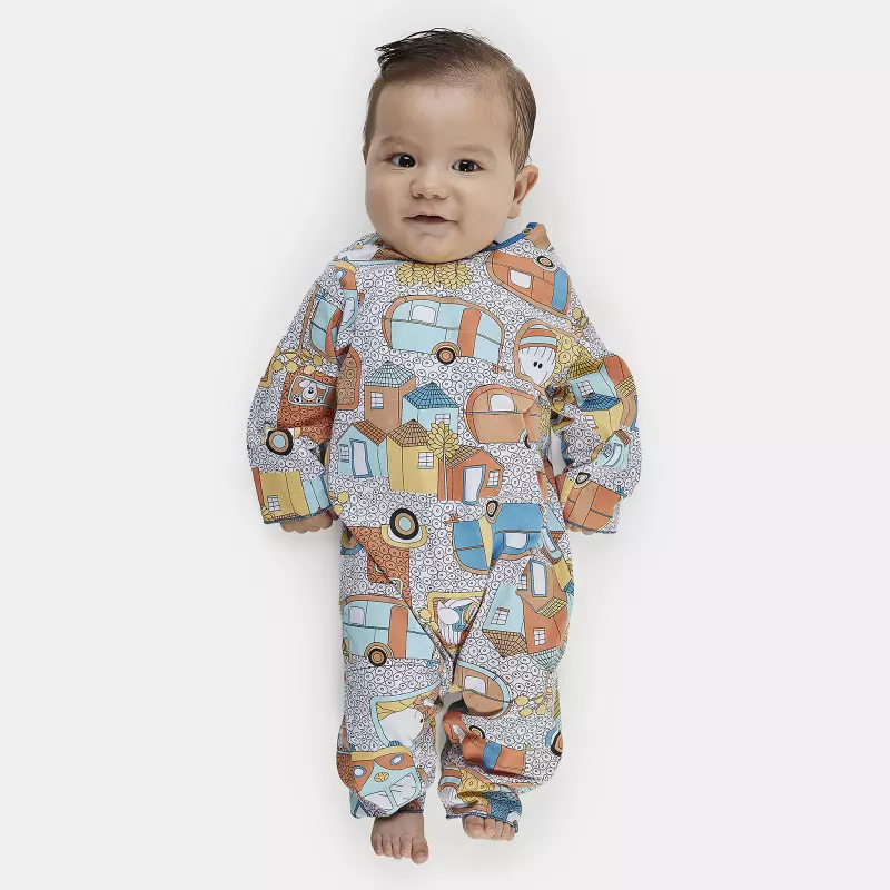 Macacão Masculino Bebe Manga Longa