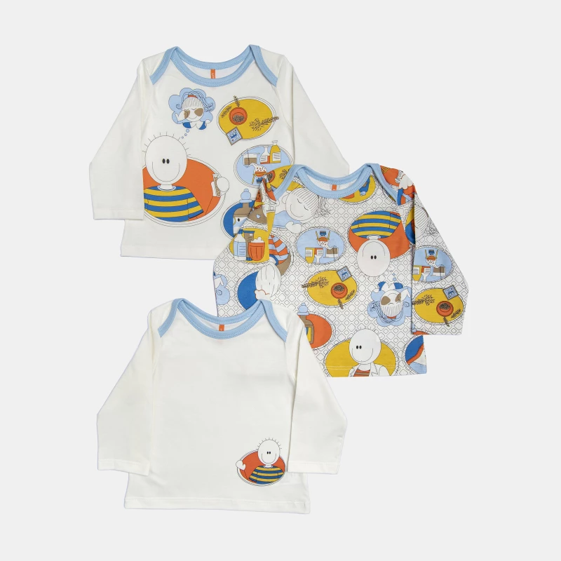 Kit Pagão Masculino Bebe Manga Longa
