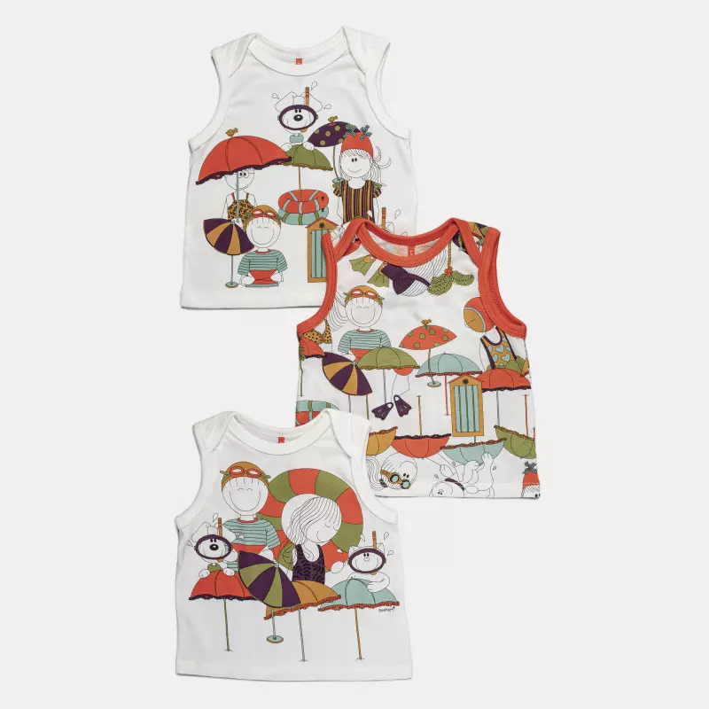 Kit Pagão Masculino Bebe Regata