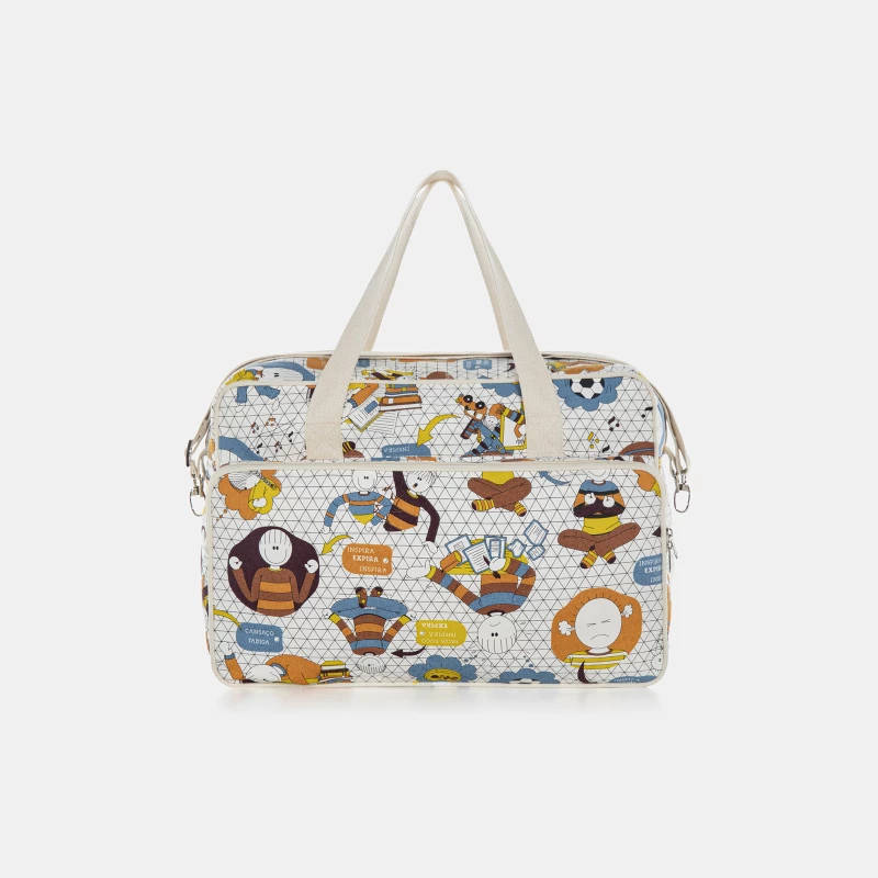 Bolsa Masculina Bebe Estampada Viagem