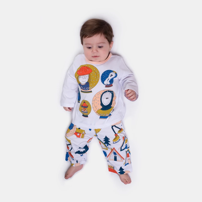 Pijama Manga Longa e Calça