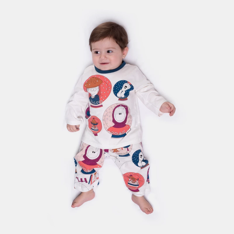 Pijama Manga Longa e Calça