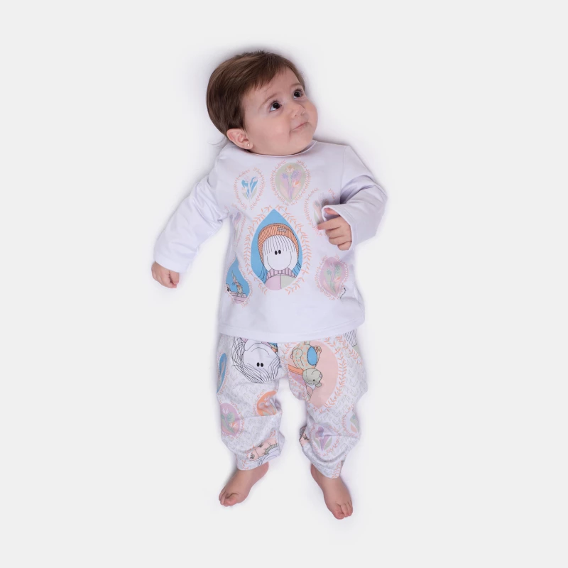 Pijama Manga Longa e Calça