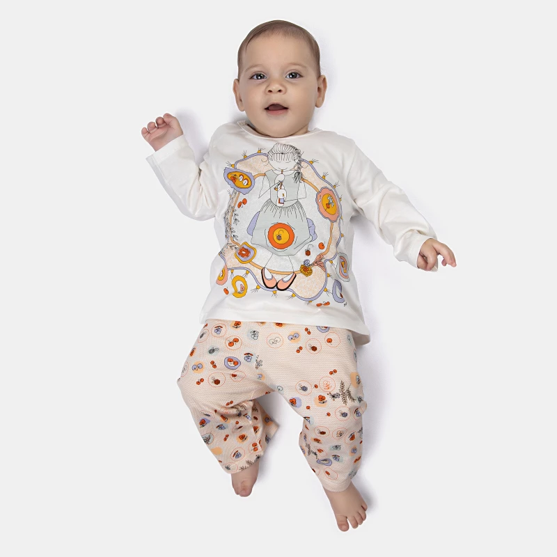 Pijama manga longa e calça   