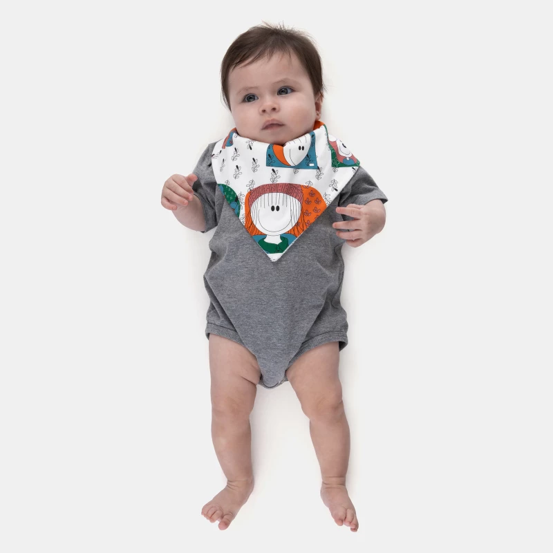 Babador Para Bebê Menina Sonhart Atoalhado Estampado
