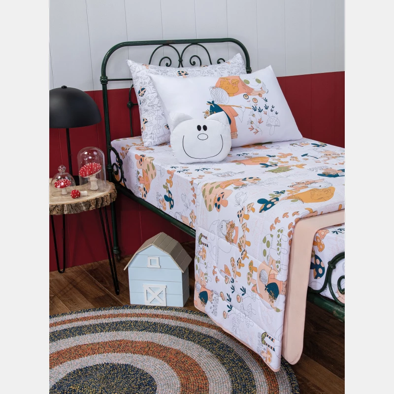 Lençol Elástico com Fronhas King  