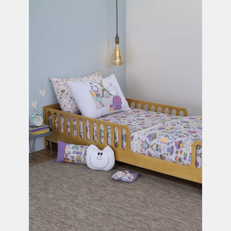 Lençol Elástico com Fronhas Queen Feminino