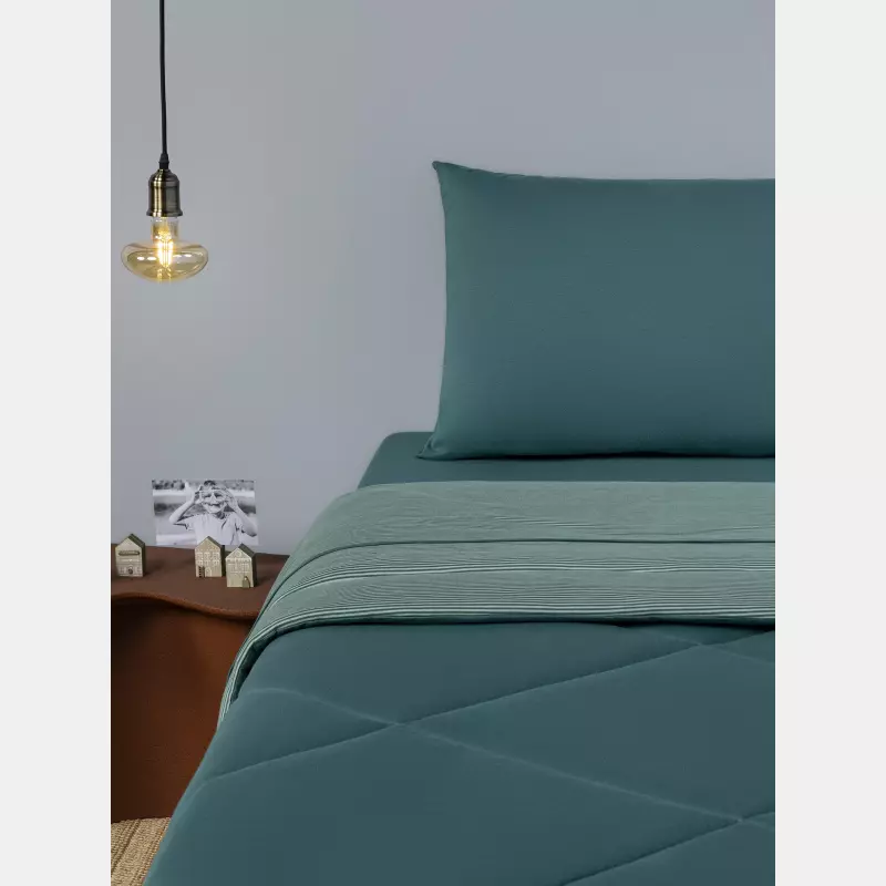 Jogo de Lençol Casal Listrado