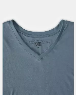 Pijama Masculino Adulto Manga Longa Decote V e Calça Listrada