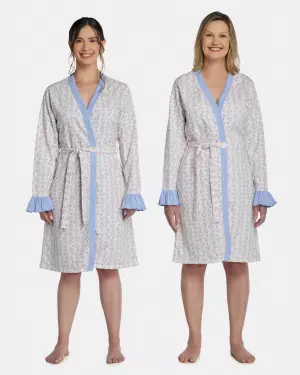 Robe Feminino Adulto Manga Longa Moletinho