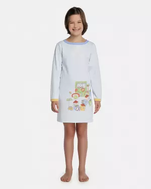 Camisola Feminina Kids Manga Longa Peluciado