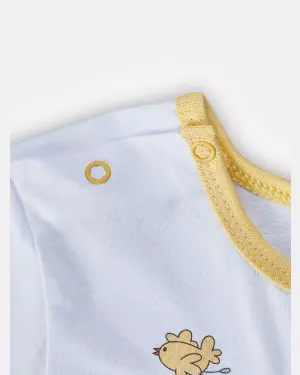 Pijama Feminino Baby Manga Longa e Calça Com Punhos