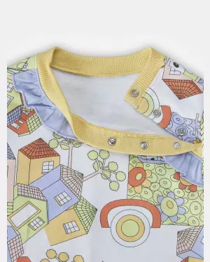 Macacão Feminino Baby Manga Longa