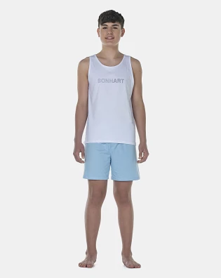 Pijama Masculino Adulto Regata e Short 