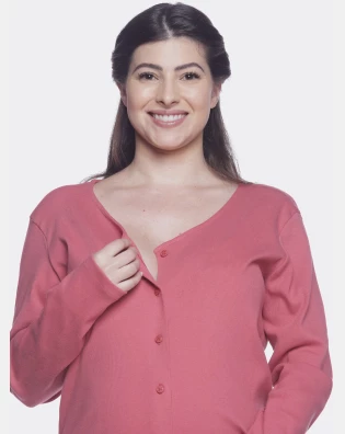 Homewear gestante manga longa e calça