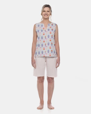 Homewear Clássico Regata e Bermuda