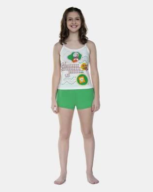 Pijama Alça e Short