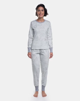 Pijama Manga Longa e Calça