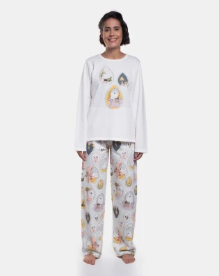 Pijama Manga Longa e Calça