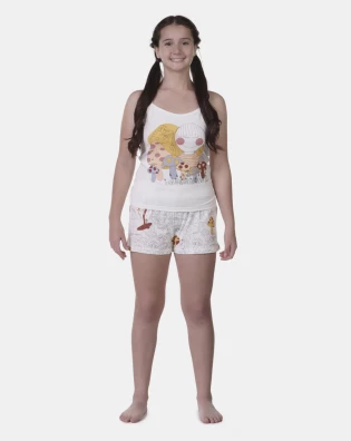 Pijama Alça e Short