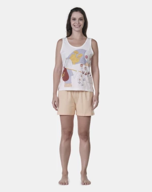 Pijama regata e short    