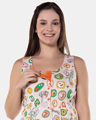 Homewear gestante regata e short