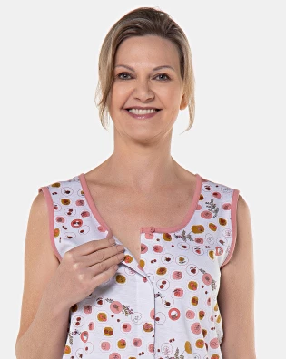 Homewear clássico regata e bermuda