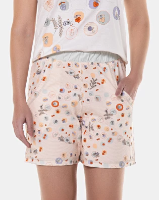 Conjunto Pijama Regata e Short com Bolsos