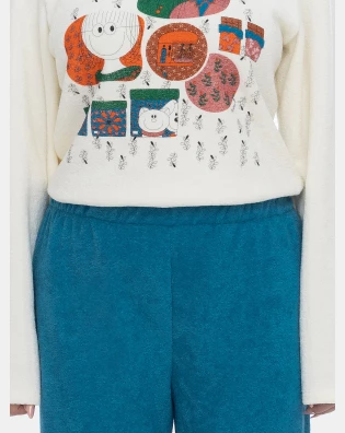 Pijama Sonhart Feminino Longo Tecido Plush Estampado
