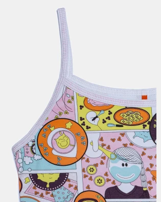 Pijama Feminino Adulto Alça e Short