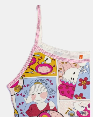 Pijama Feminino Adulto Alça e Short