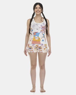 Pijama Feminino Adulto Regata e Short