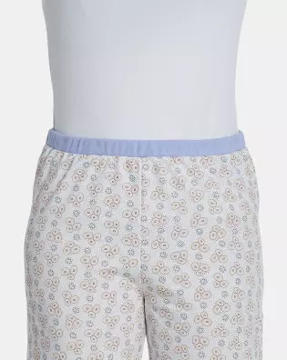 Pijama Feminino Adulto Manga Longa e Calça