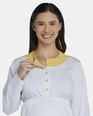 Pijama Feminino Adulto Gestante Manga Longa e Calça